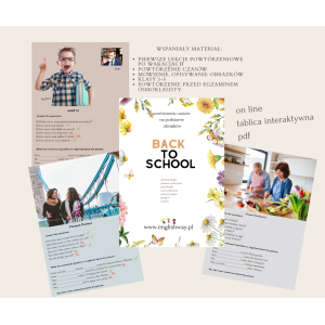 Back to school Czasy/ Mówienie